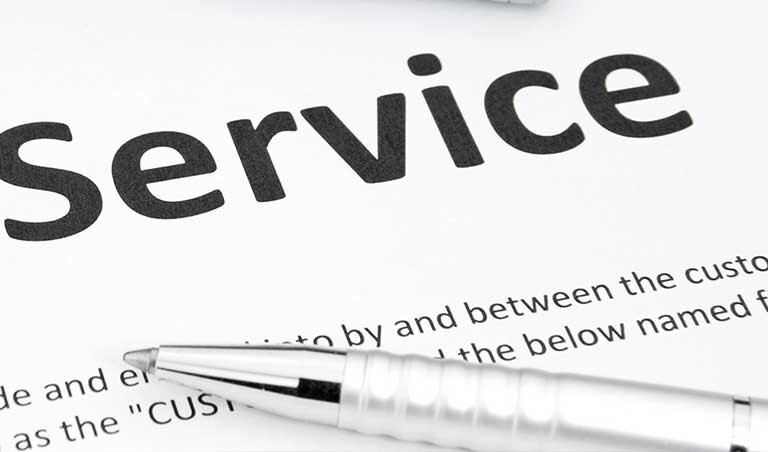 Service agreements