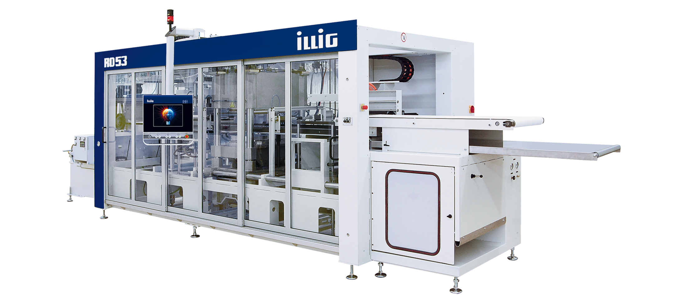 ILLIG IC-RD 53d automatic roll-fed machine separate forming and punching  | © ILLIG Maschinenbau
