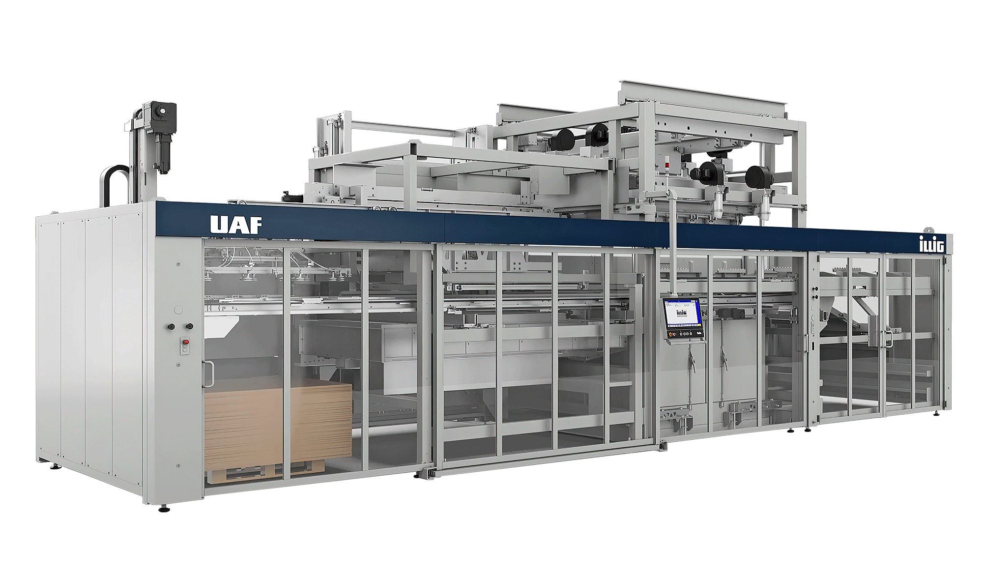 UAF sheet processing thermoforming machine